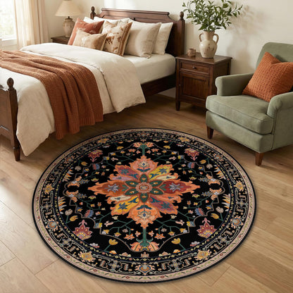 Washable Area Rug with Soft Non-Slip Backing