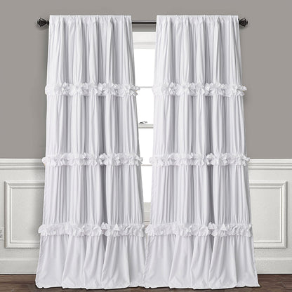 Thermal Blackout Curtains with Handmade Bow Ties