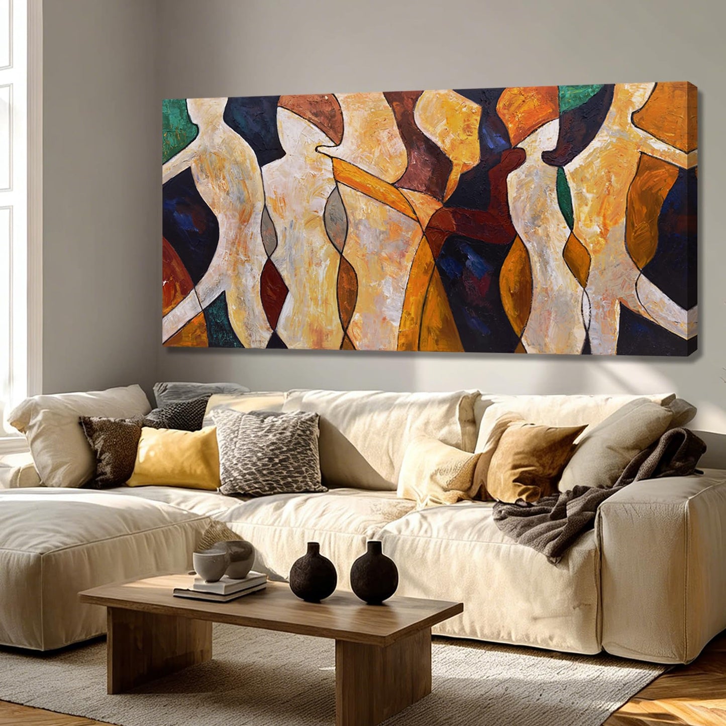 Minimalist Abstract Animal Canvas Wall Art