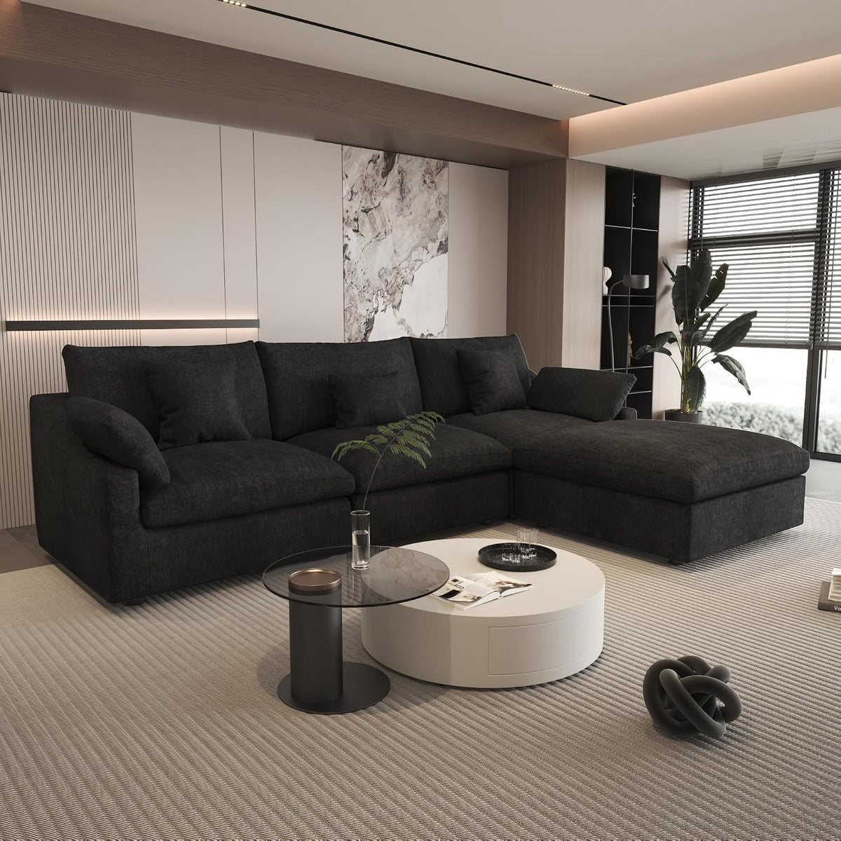 Linen Cloud Modular Sectional Sofa