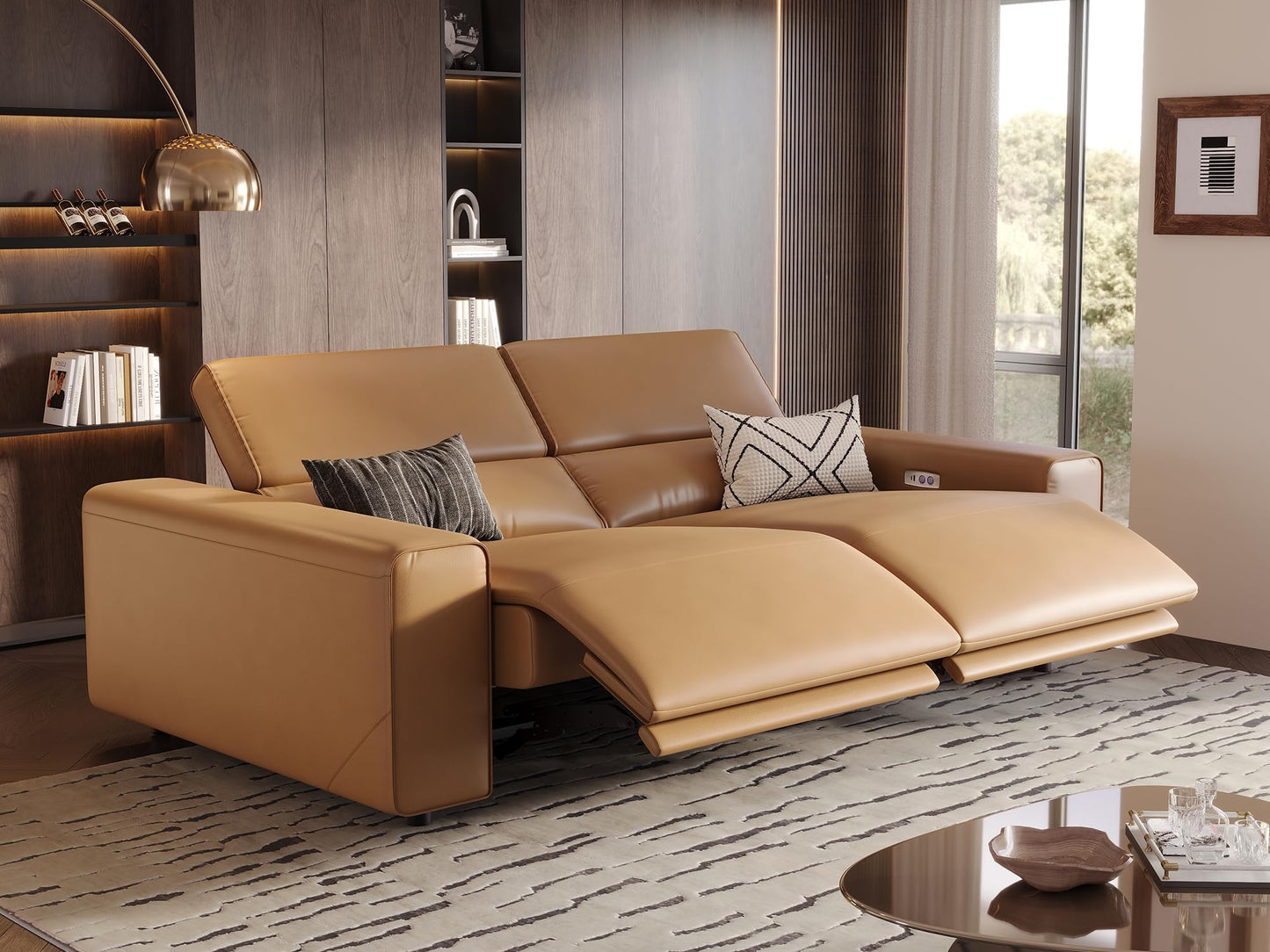 77-Inch Power Reclining Loveseat