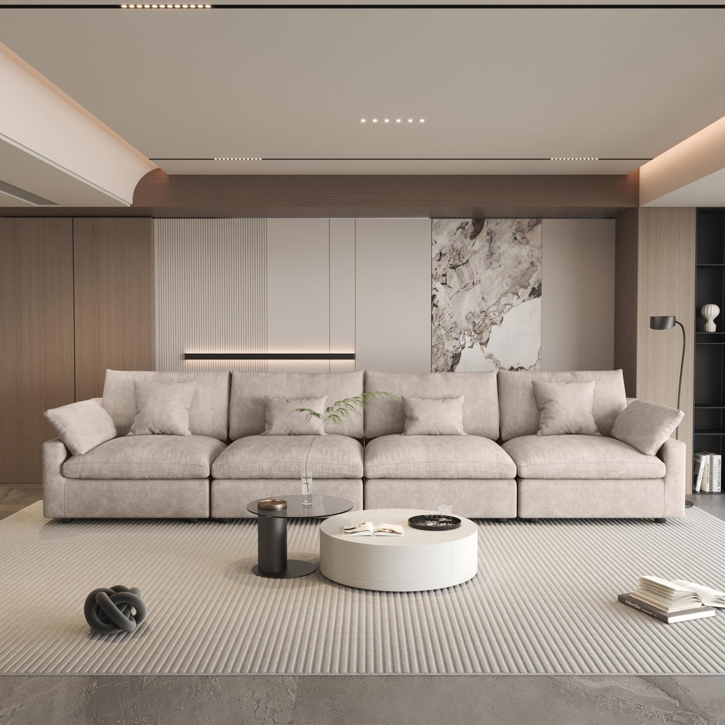Linen Cloud Modular Sectional Sofa