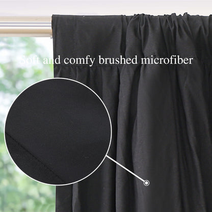 Thermal Blackout Curtains with Handmade Bow Ties