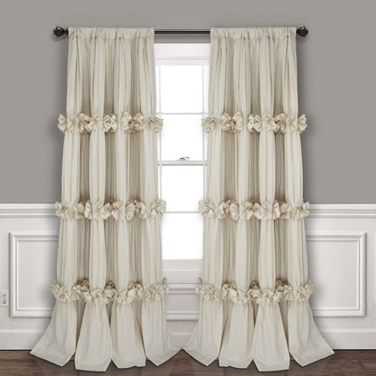 Thermal Blackout Curtains with Handmade Bow Ties