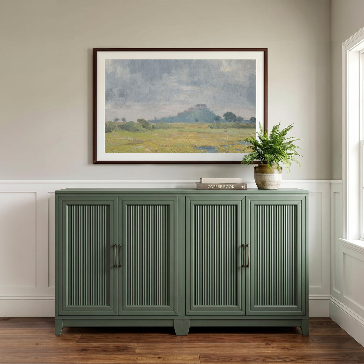 Martha Stewart Bedford Modular Fluted Storage Cabinet