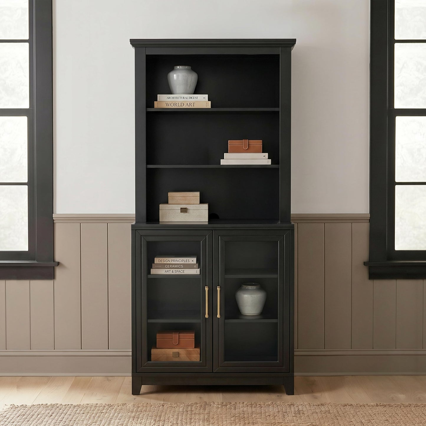 Martha Stewart Bedford Modular Fluted Storage Cabinet