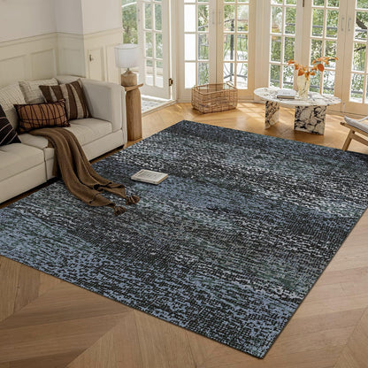 Washable Vintage Tribal Area Rug with Non-Slip Backing