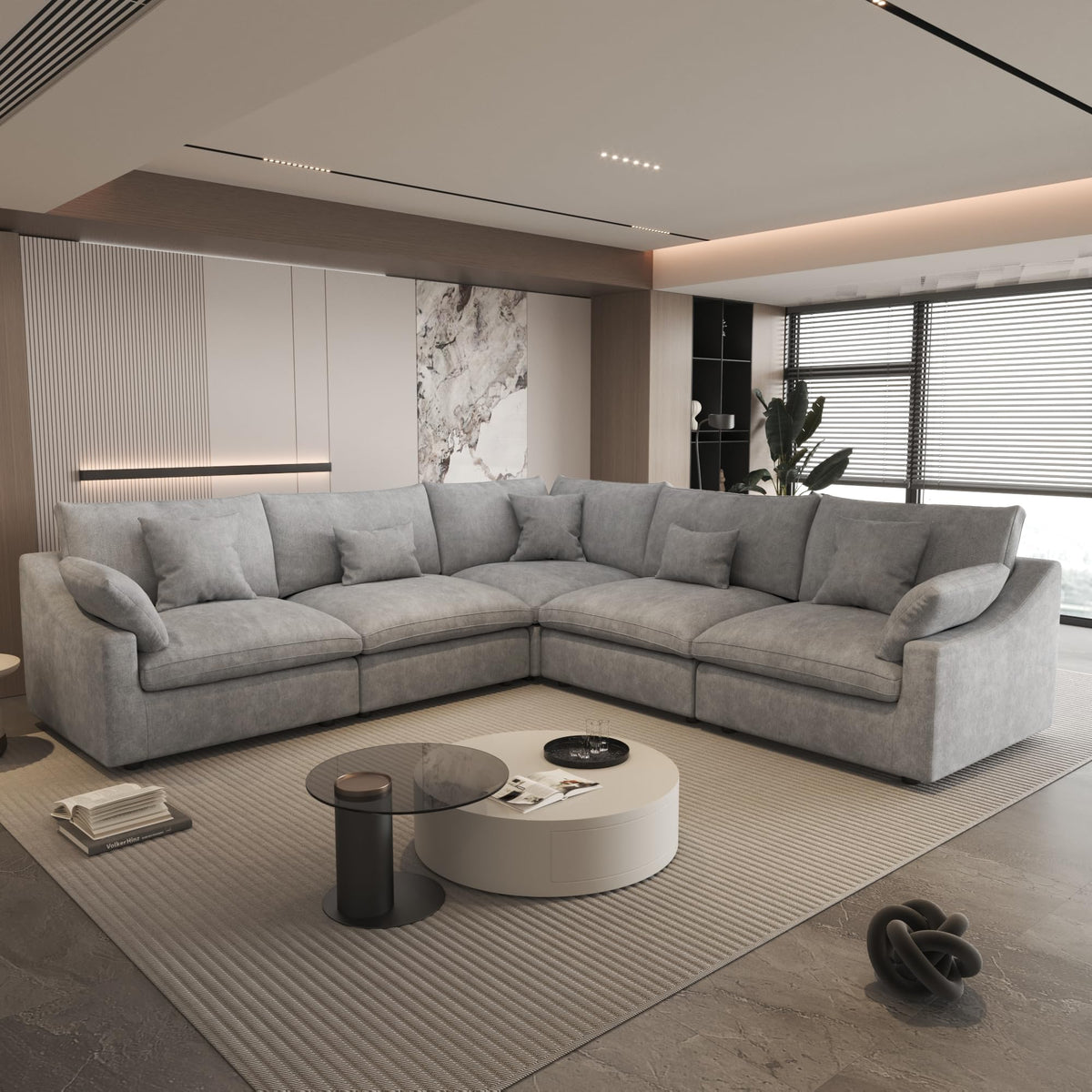 Linen Cloud Modular Sectional Sofa