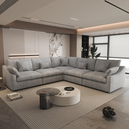 Linen Cloud Modular Sectional Sofa