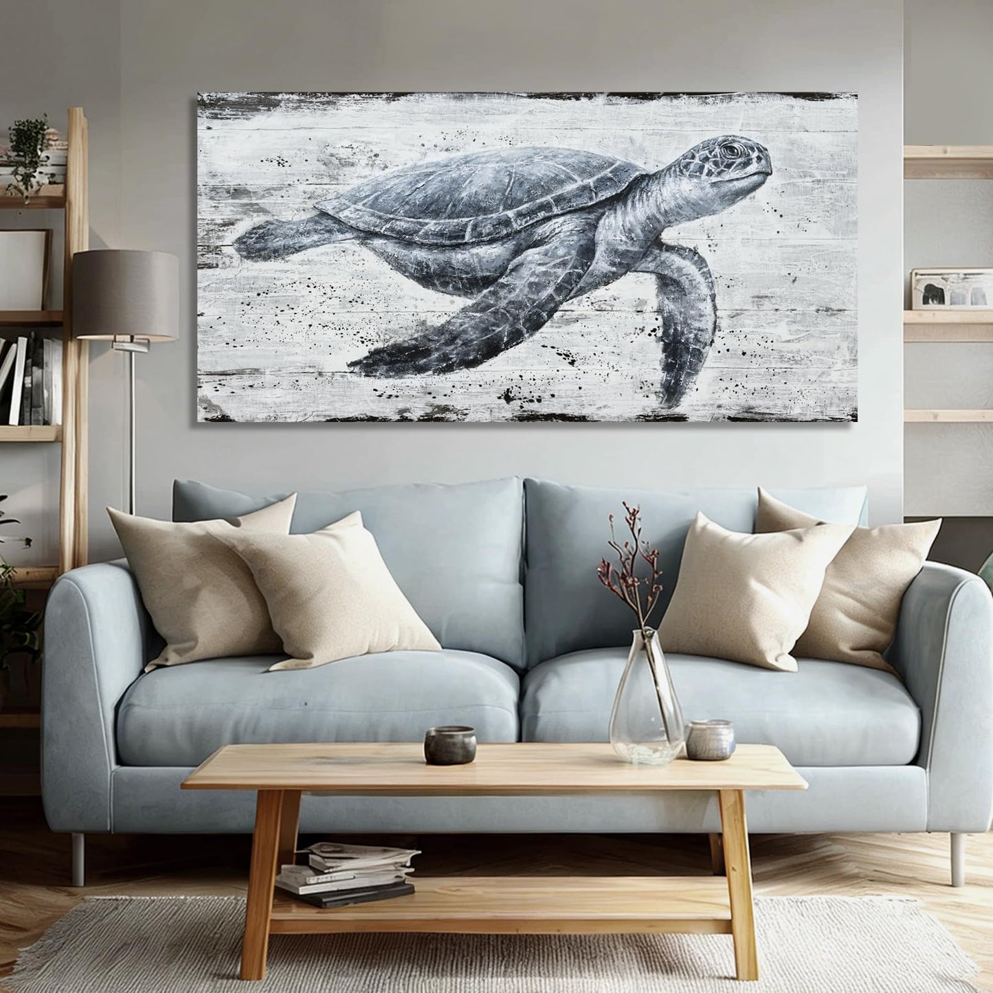 Minimalist Abstract Animal Canvas Wall Art