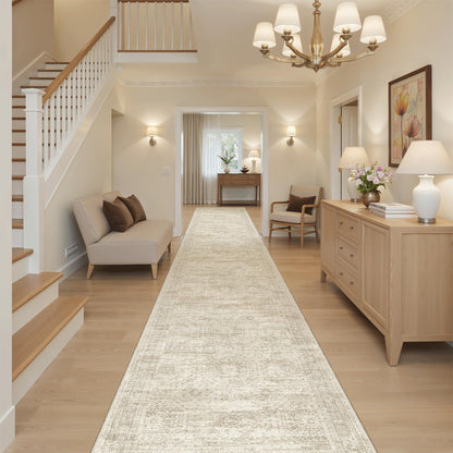 Washable Area Rug with Non-Slip Backing