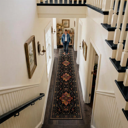 Washable Area Rug with Soft Non-Slip Backing