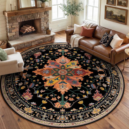 Washable Area Rug with Soft Non-Slip Backing