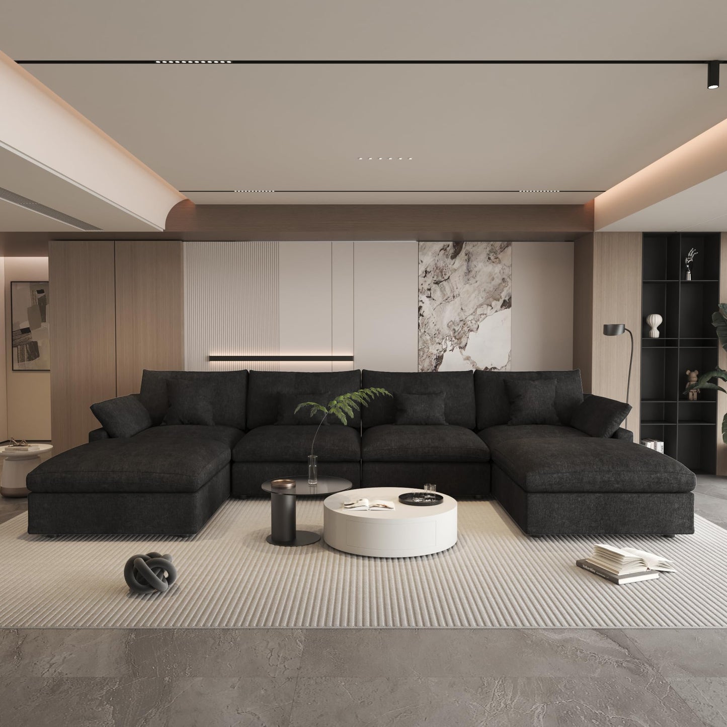 Linen Cloud Modular Sectional Sofa