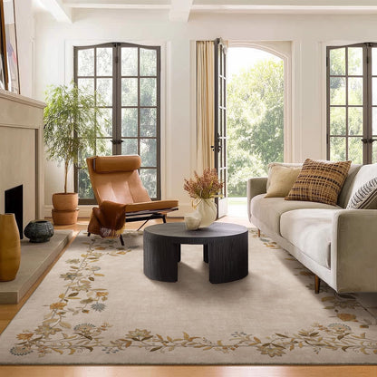 Washable Vintage Runner Rug with Non-Slip Backing