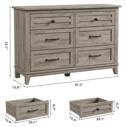 Modern Bedroom Dresser with Spacious Storage