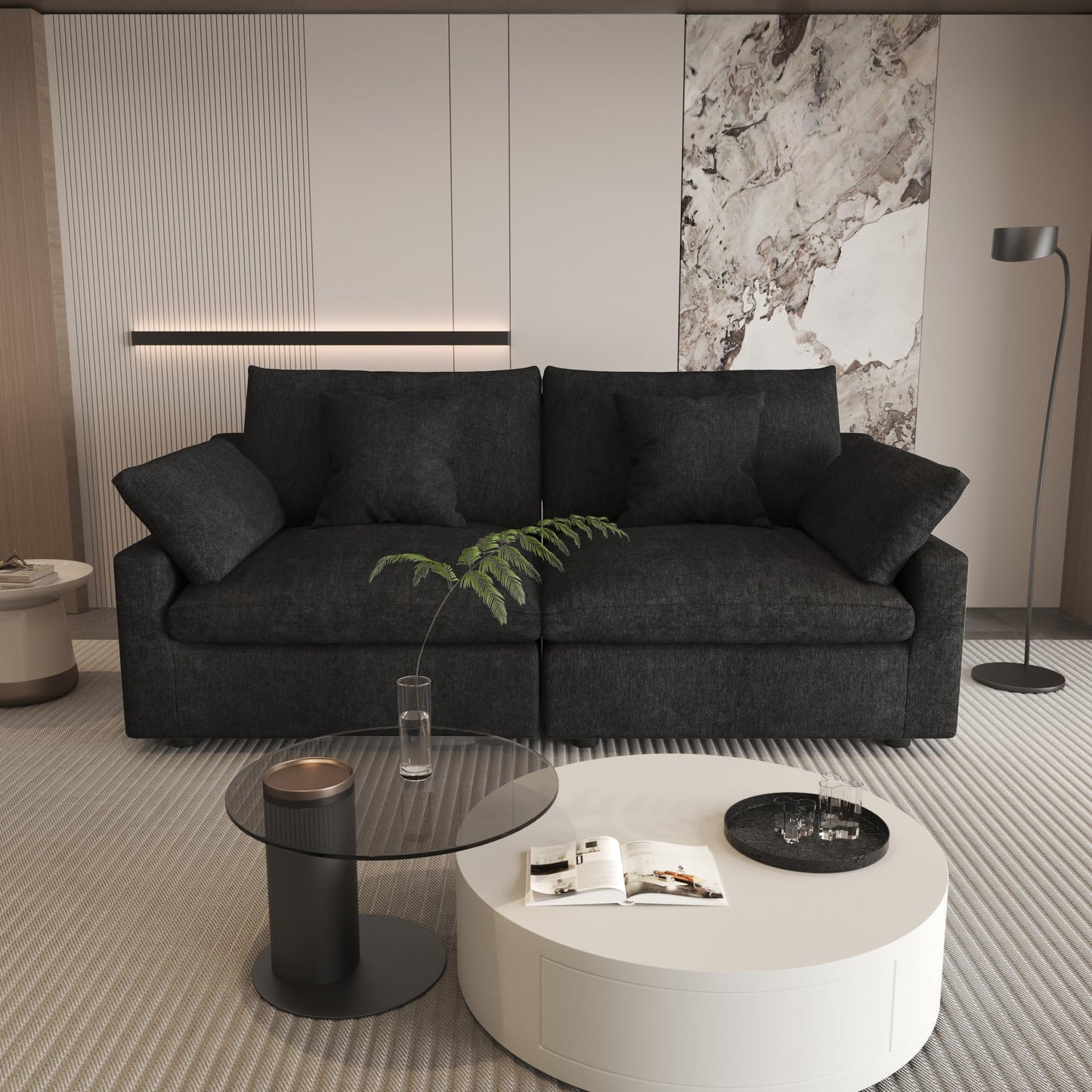 Linen Cloud Modular Sectional Sofa
