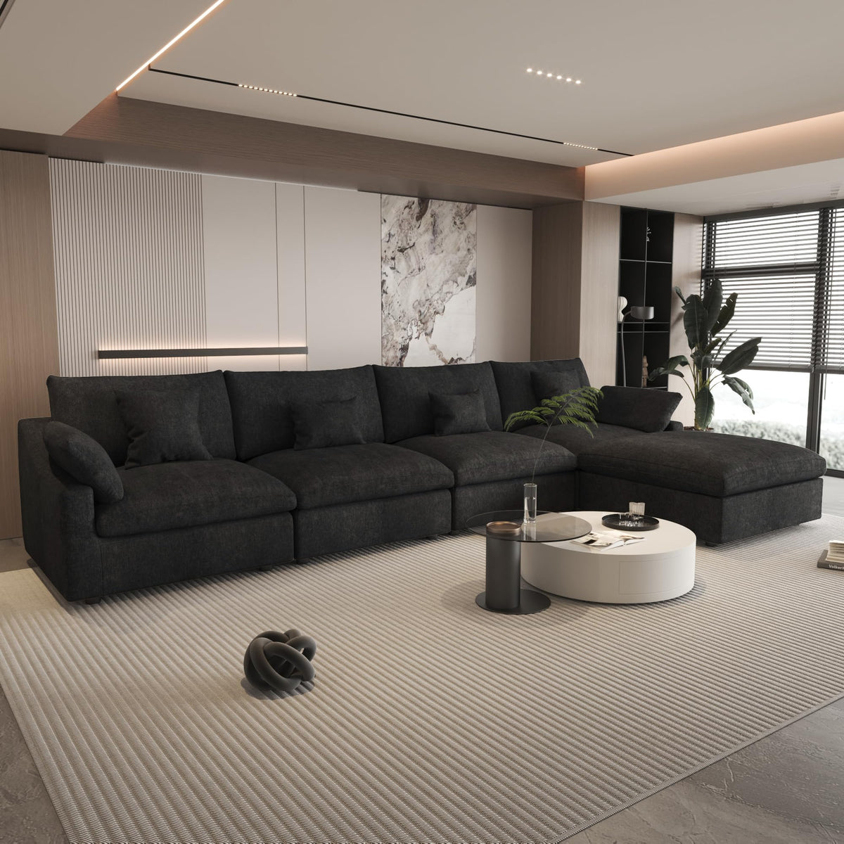 Linen Cloud Modular Sectional Sofa