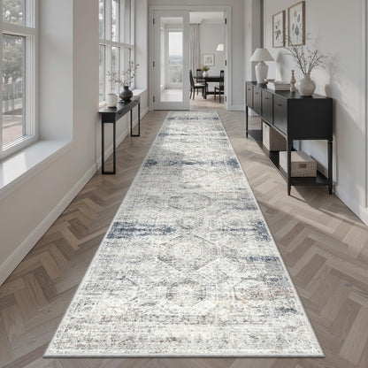Washable Area Rug with Non-Slip Backing