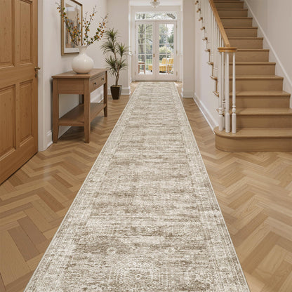 Washable Area Rug with Non-Slip Backing