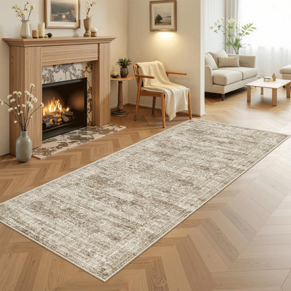 Washable Area Rug with Non-Slip Backing