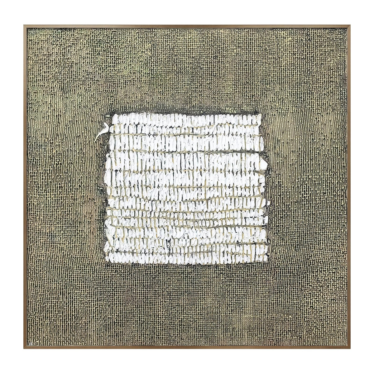 Oversized Blue & White Canvas Wall Art Painting