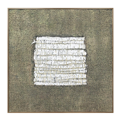 Oversized Blue & White Canvas Wall Art Painting
