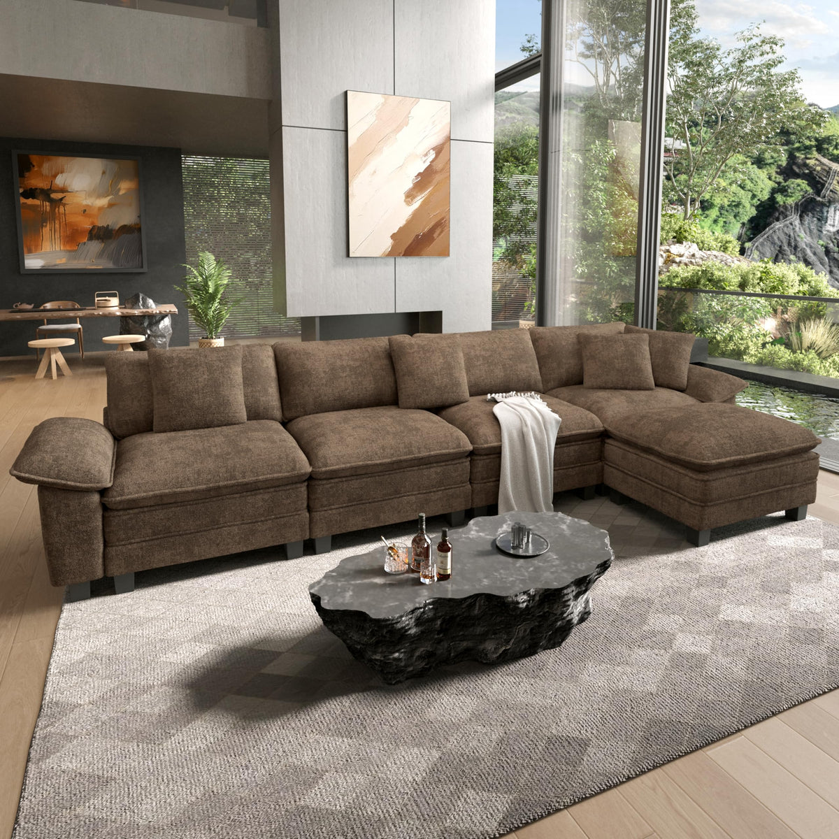 HERA'S HOUSE Modular Sectional Couches for Living Room Cloud Sofa