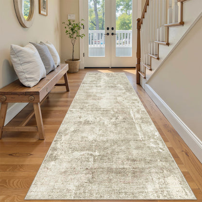 Washable Area Rug with Non-Slip Backing