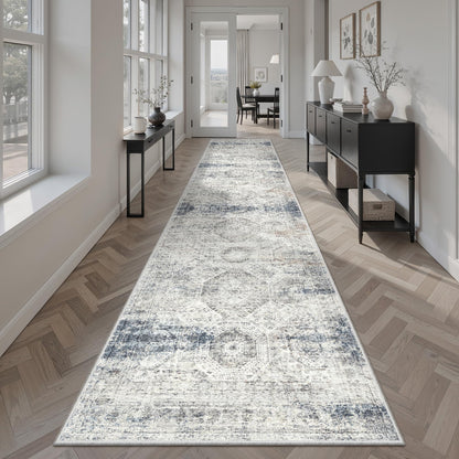 Washable Area Rug with Non-Slip Backing