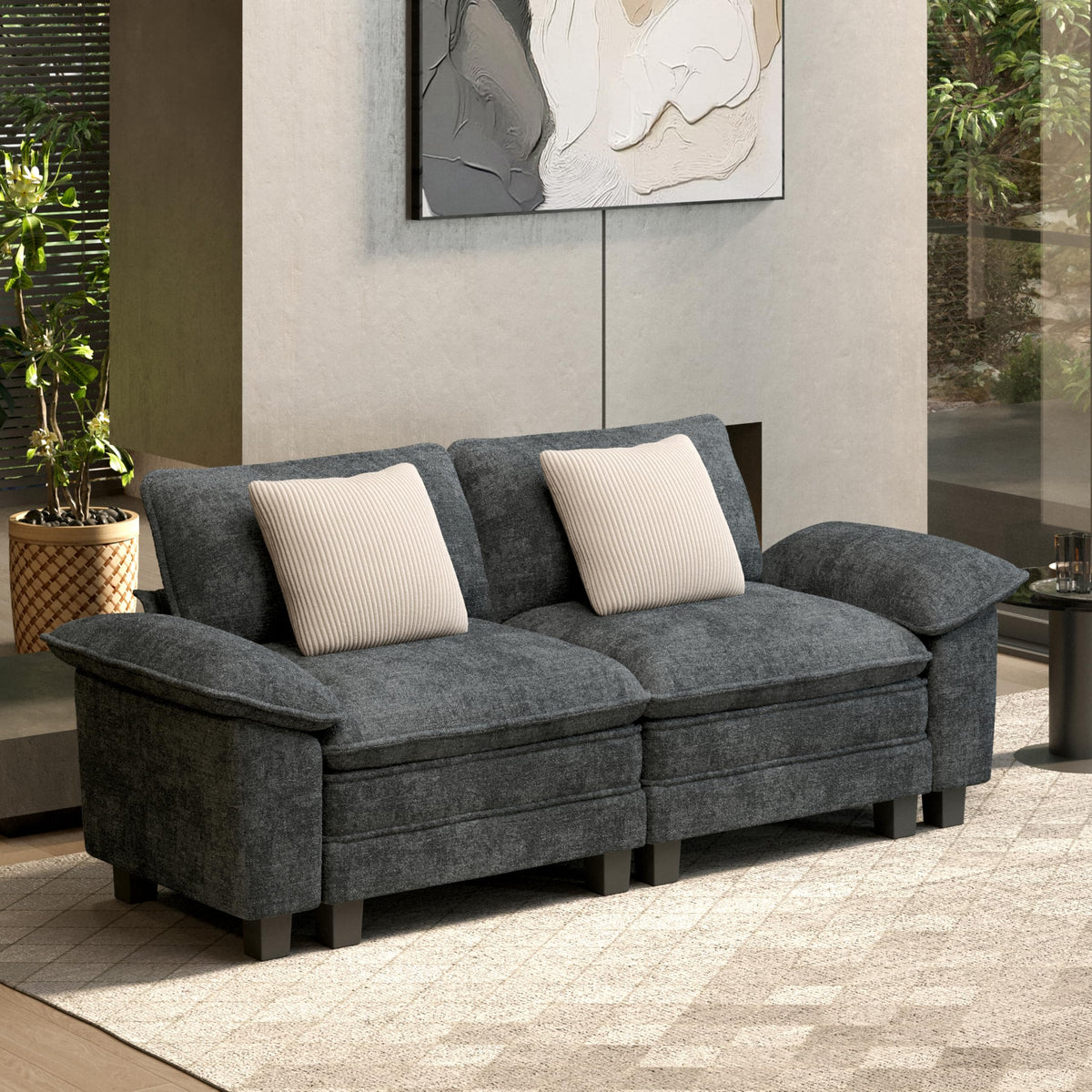 HERA'S HOUSE Modular Sectional Couches for Living Room Cloud Sofa