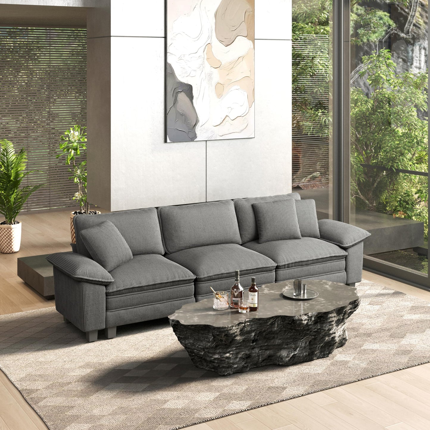 HERA'S HOUSE Modular Sectional Couches for Living Room Cloud Sofa