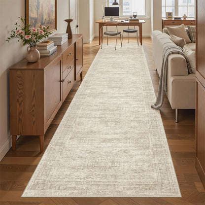 Washable Area Rug with Non-Slip Backing