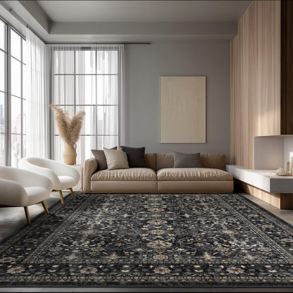 Ultra-Soft Washable Area Rug with Non-Slip Backing