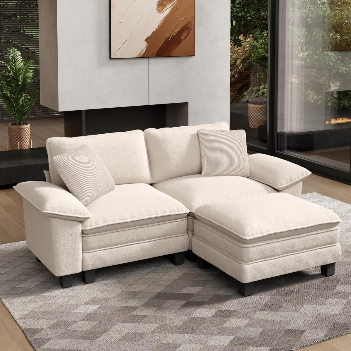 HERA'S HOUSE Modular Sectional Couches for Living Room Cloud Sofa