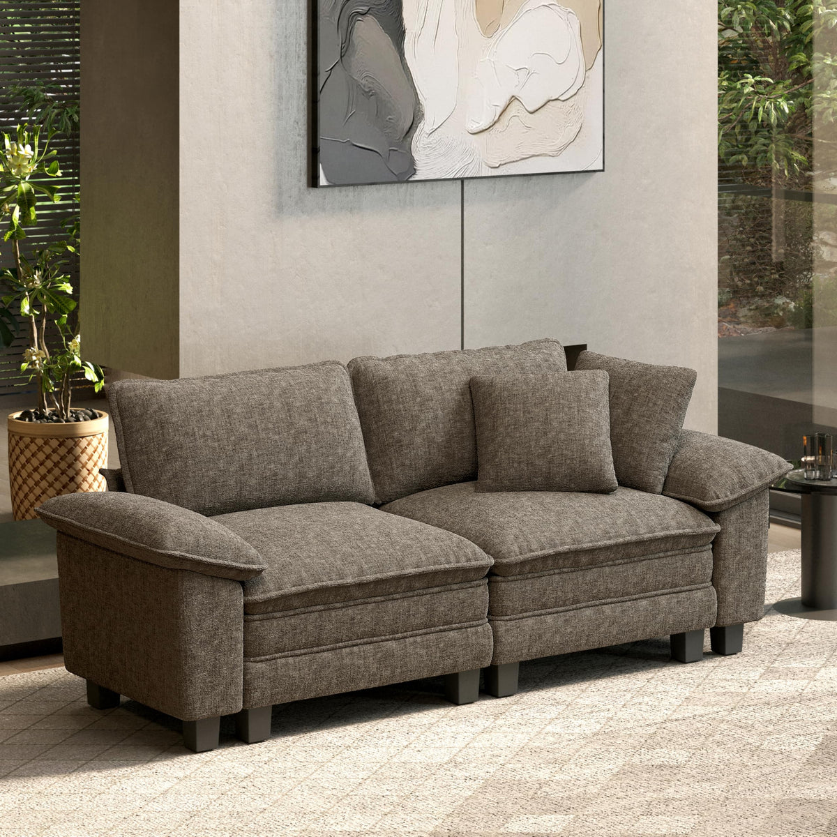 HERA'S HOUSE Modular Sectional Couches for Living Room Cloud Sofa