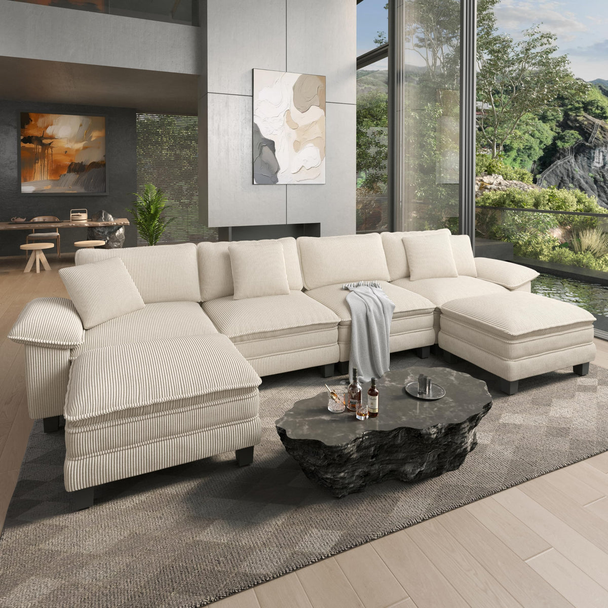 HERA'S HOUSE Modular Sectional Couches for Living Room Cloud Sofa