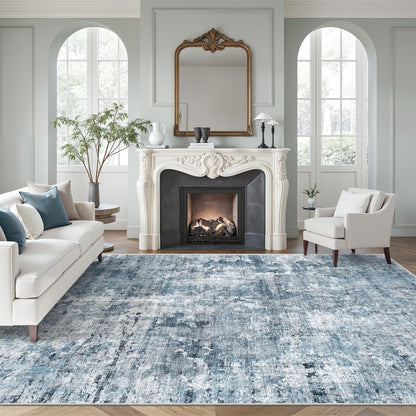 Washable Area Rug with Non-Slip Backing