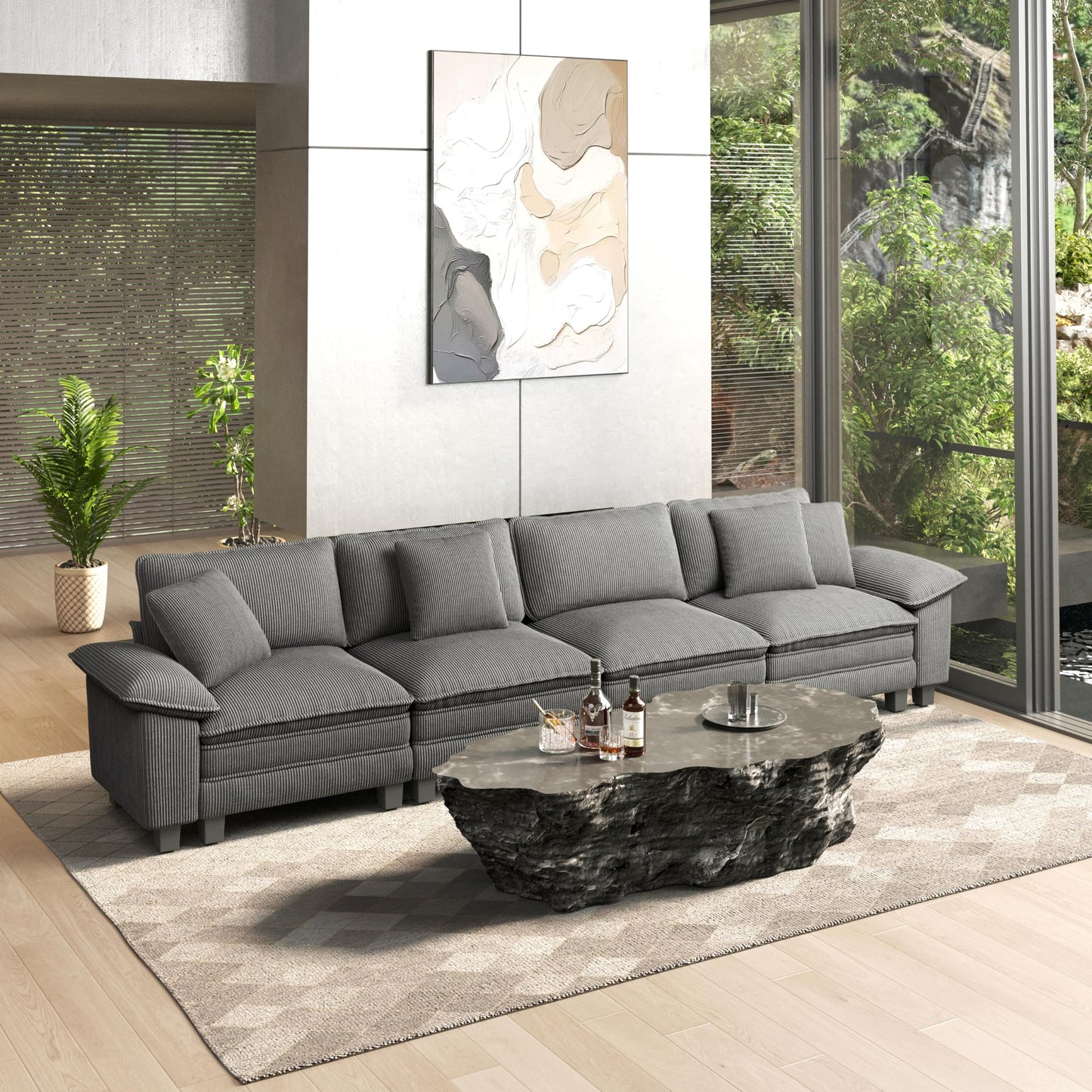 HERA'S HOUSE Modular Sectional Couches for Living Room Cloud Sofa
