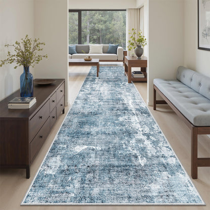 Washable Area Rug with Non-Slip Backing