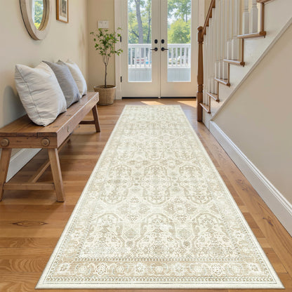Washable Area Rug with Non-Slip Backing