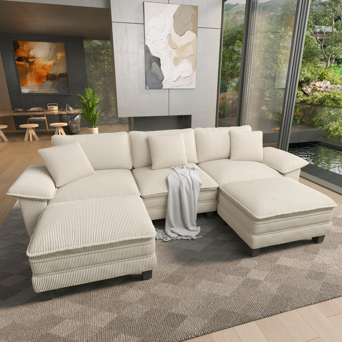 HERA'S HOUSE Modular Sectional Couches for Living Room Cloud Sofa
