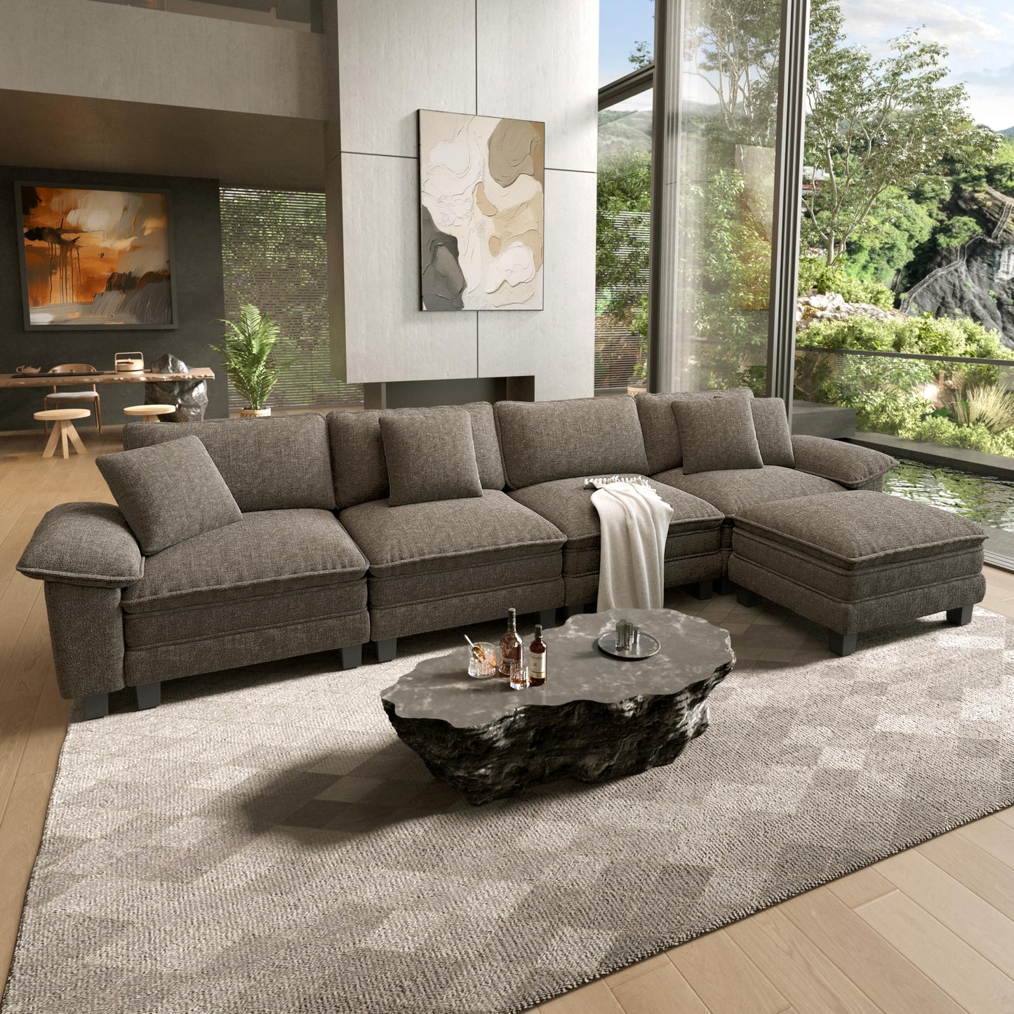 HERA'S HOUSE Modular Sectional Couches for Living Room Cloud Sofa