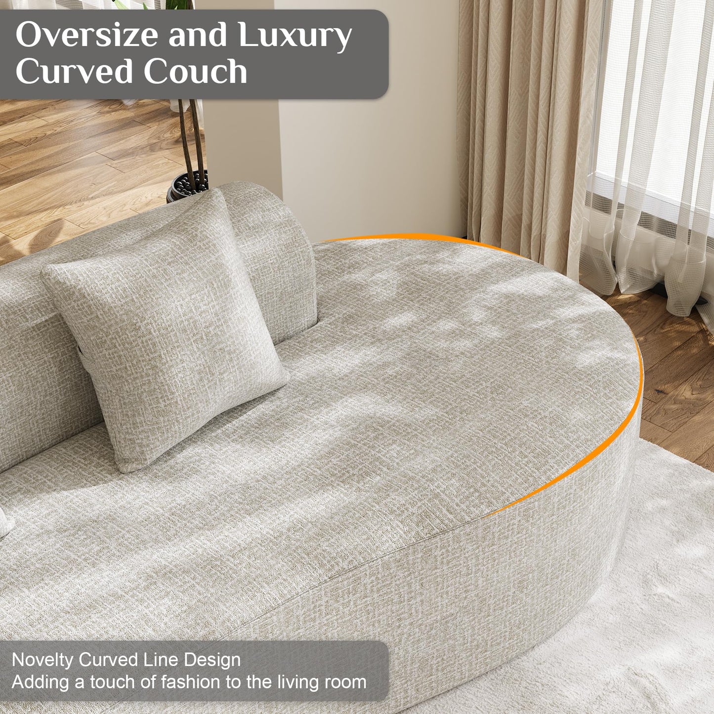 DAMAIFROM Sectional Sofa for Living Room
