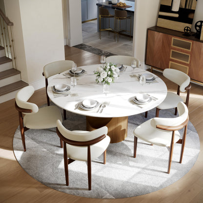 Modern Dining Table with Sintered Stone Top