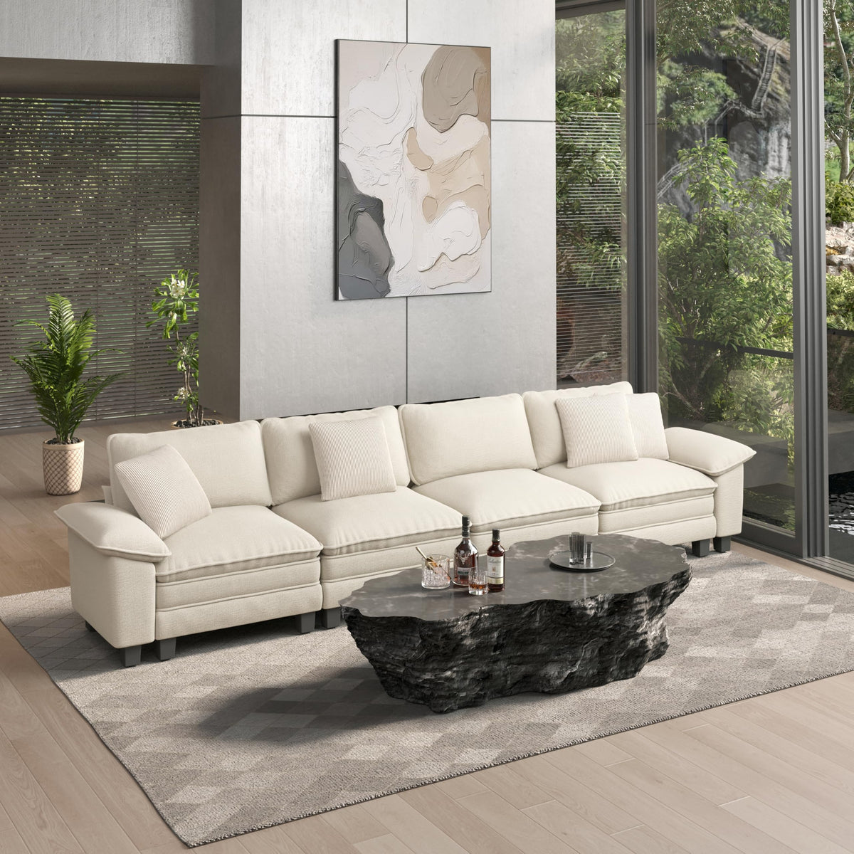 HERA'S HOUSE Modular Sectional Couches for Living Room Cloud Sofa