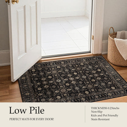 Ultra-Soft Washable Area Rug with Non-Slip Backing
