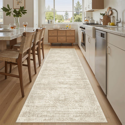 Washable Area Rug with Non-Slip Backing