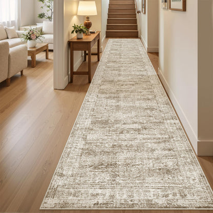 Washable Area Rug with Non-Slip Backing