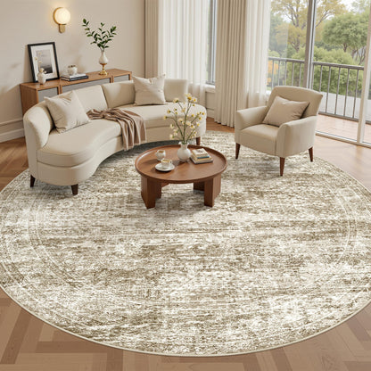 Washable Area Rug with Non-Slip Backing
